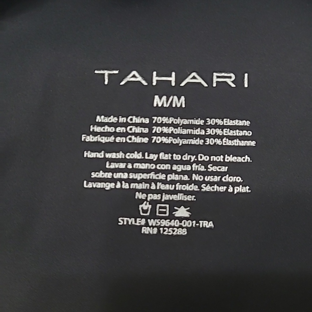 NWT Tahari Black Sculpting Bodysuit size Medium - Picture 7 of 8